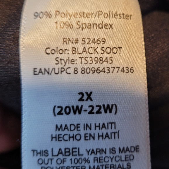 Black plus size leggings - Picture 7 of 8